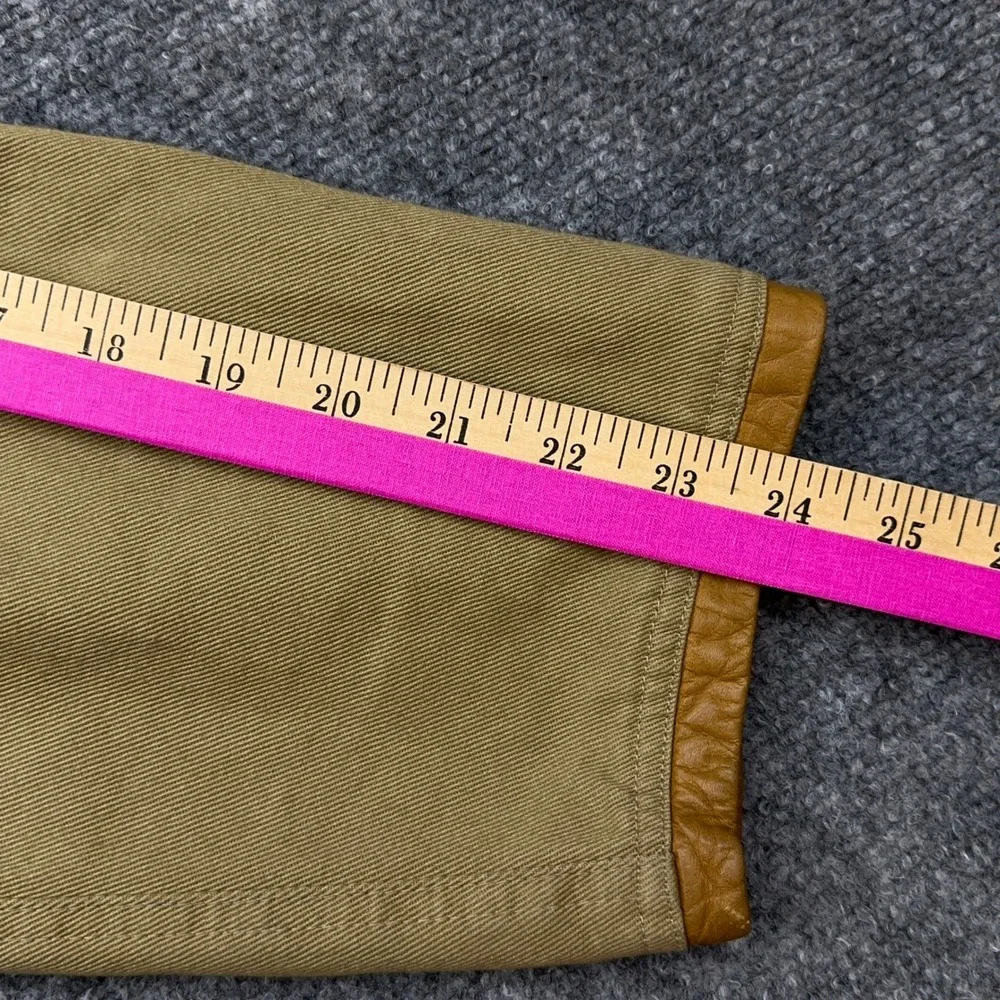 VTG Orvis Zambezi Twill Jacket Mens XL Khaki Leather Elbow Patch Sporting Blazer